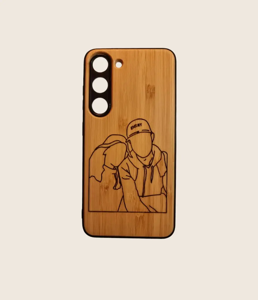 Personalized wooden smartphonecase - Samsung Galaxy phones