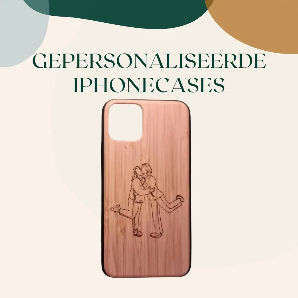 Gepersonaliseerd houten smartphonehoesje - iPhone