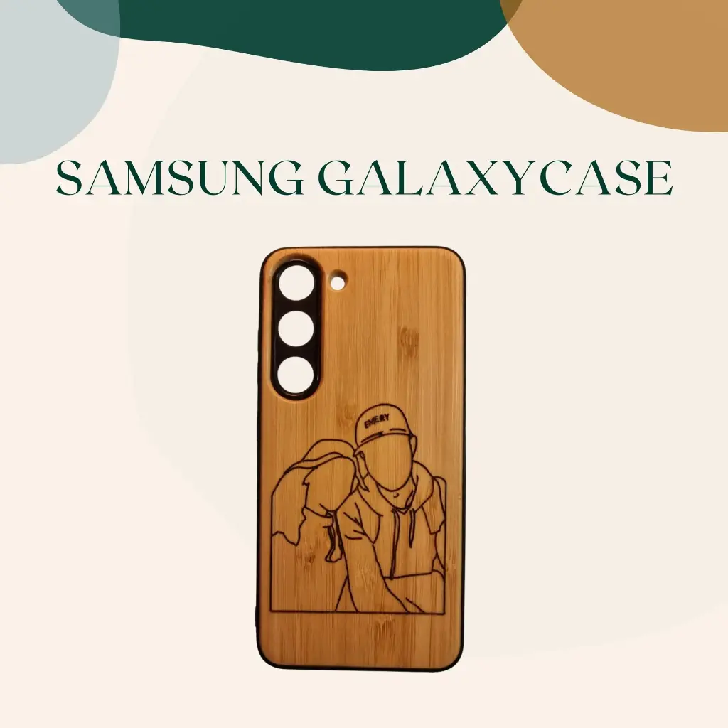 Personalized wooden smartphonecase - Samsung Galaxy phones